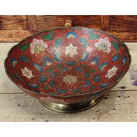 Фруктовница латунная из Индии