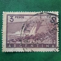 Аргентина 1952. Архитектура. Плотина
