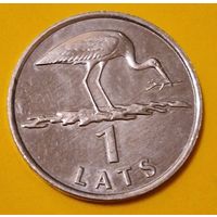 Латвия 1 лат 2001 Аист