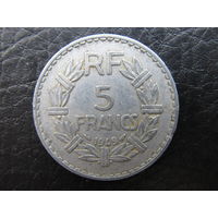 Франция.5 франков.1949. С 20 копеек. Распродажа коллекции. Смотрите другие лоты.