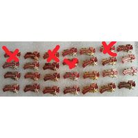 Значки. Города - герои. Москва. Ленинград, Киев, Минск , Севастополь, Одесса,  Волгоград. Цена указывается за один значок. #-III-03