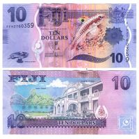 Фиджи 10  долларов 2012 год  UNC    НОВИНКА