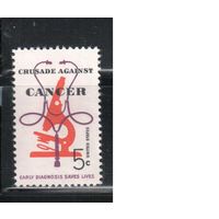 США-1965, (Мих.878),  **   , Медицина (одиночка)