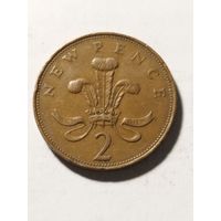 Великобритания 2 пенса 1971