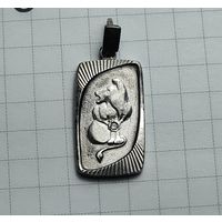 Кулон серебро, Лев, 3,7г, 925 проба