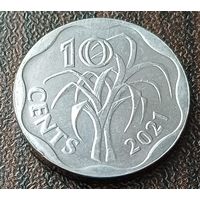 Эсватини (Свазиленд) 10 центов, 2021    ( 1-8-8 )