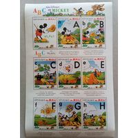 Герои у.Диснея в алфавитном порядке.