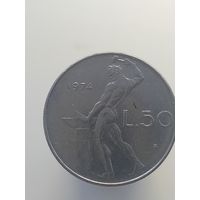 50 лир Италия 1974 год  лот 42