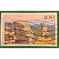 Германия 1994. Рудные горы. Горный хребет на границе Саксонии и Богемии
