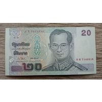 Werty71 Таиланд 20 бат 2003 - 2012 UNC банкнота