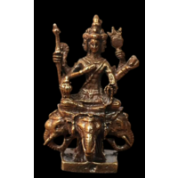 Статуэтка миниатюра Тайский Четырёхликий Будда Бронза
