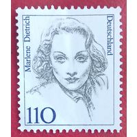 Германия, 1997 г., Марлен Дитрих, актриса и певица
