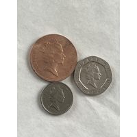 Великобритания 3 монеты