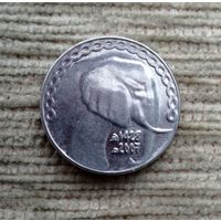 Werty71 Алжир 5 динаров 2007 Слон