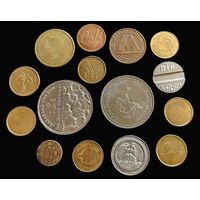 СБОРНЫЙ ЛОТ ПАМЯТНЫХ МЕДАЛЕЙ И ЖЕТОНОВ