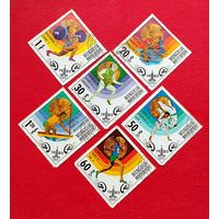 Монголия. Спорт. ( 6 марок ) 1980 года. 8-5.