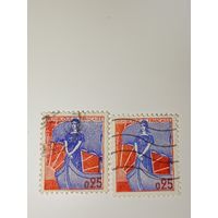Франция год 1960 год Стандарт Марианна де Люке
