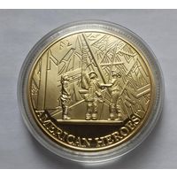 Памятная медаль, посвященная событиям в США 11.09. 2001.