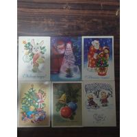 Открытки чистые с новым годом