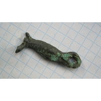 Древняя привеска. Бронза.