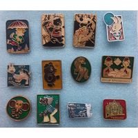 Значки. Мультфильмы. Сказки. Детские.