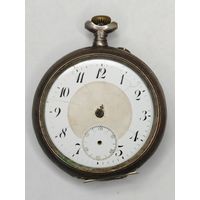 Серебряные часы карманные 800 пр. Swiss. Как есть. С рубля