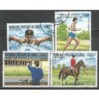 Республика Конго. Олимпиада Сеул'88. 1988г. Mi#1125-28.