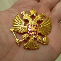 Значок герб Российской Федерации