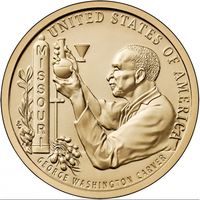 США 1 доллар, 2024 P Миссури. Джордж Вашингтон Карвер UNC