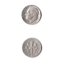 США 10 центов 1975 (D)  года