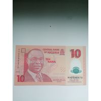 Нигерия 10 полимер UNC c рубля