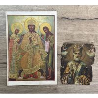 Старинные литографии цена за две