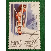 Лаос 1989. Олимпиада Барселона-92. Кольца