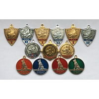 Собачий жетон Федерация служебного собаководства ДОСААФ СССР