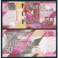 Кения 50 шиллингов 2019 год, UNC