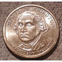 1 доллар 2007  D США 1-й президент Джордж Вашингтон