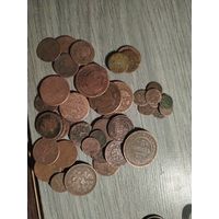 127 монет на поделки, коллекцию, опыты: империя, РСФСР- (СССР до 79г) , вкл.