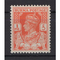 1938 Бирма** Георг VI  Mi#19