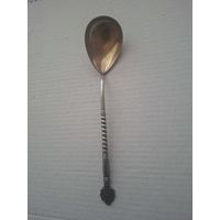 Ложка чайная. Серебро 875 СССР. Вес 25,5 грамма.