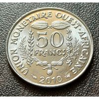 Западная Африка (ВСЕАО) 50 франков, 2010    ( 1-4-8 )