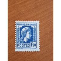 1944-45 Французская колония Алжир Французский Комитет Национального Освобождения Марианна искусство чистая клей MNH ** (3-1)