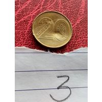 Республика Беларусь монета 2009 20 копеек с штемпельным браком 3