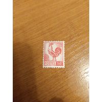 1944 Франция чистая оригинальный клей MNH** фауна птицы Гальский петух герб (3-1)
