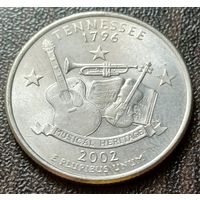 США , 2002    D   Квотер штата Теннесси    ( 1-8-5 )