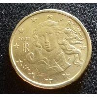 10 евроцентов, Италия 2022 г., AU