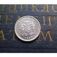 5 центов 1993 Ямайка #01 AU
