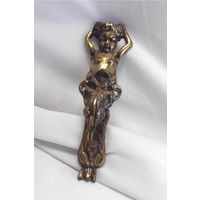 Крюк настенный Вешалка Бронза Ангел Путти