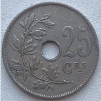 Бельгия 25 сантимов 1921 г. Belgique