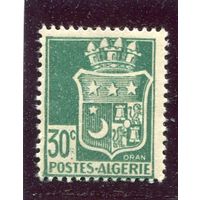 Французский Алжир. Стандарт. Герб города Оран. 30с