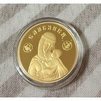 Славянка 50руб. золото 999 пробы